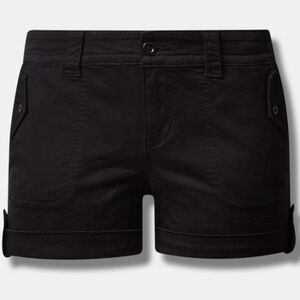 ✦ Torrid ✦  Black Cuffed High-Rise Shorts ✦ Size 20 ✦ NWT ✦